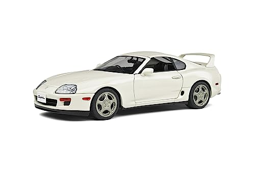 Solido S1807602 1:18 1993 Toyota Supra Mk.4 (A80) Targa Roof-Super White Collectible Miniature car