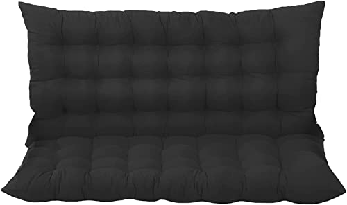 Chaise Longue de Patio Pliante et Coussins de Remplacement Balancelle