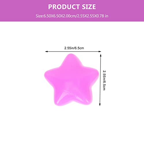 Totority 100 Peças Bolas De Bola Estrela Para Piscina De Bolas - 100 Peças Bola De Plástico Bolas De