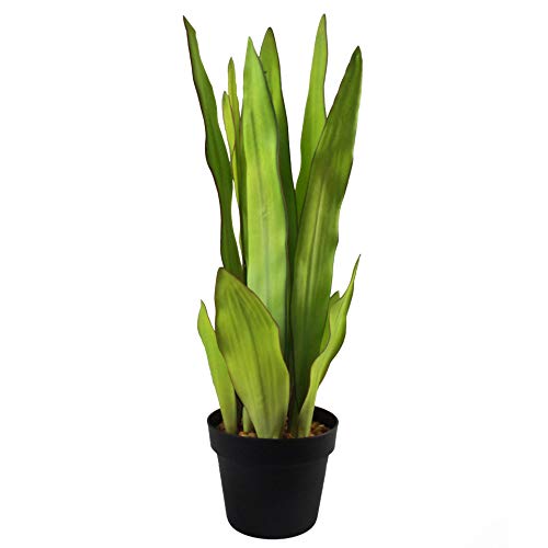 Leaf Hoja 70cm Planta Artificial, Moonshine Sansevieria, 70 cm