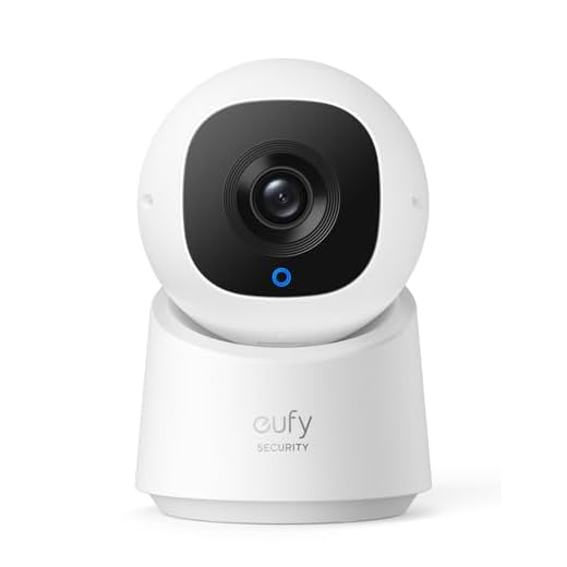 eufy Security Câmera Interna C210, Câmera de Segurança com Resolução 1080P com Ptz 360 °, Câmera Interna de Segurança Plug-In com Wi-Fi 2.4G, Ia Humana/Movimento, Visão Noturna, Rastreamento Ai, Compa