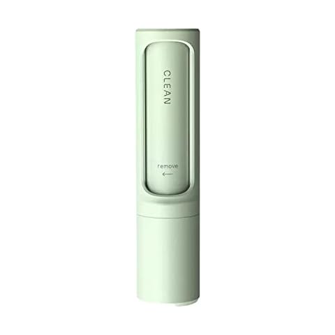 Lint Roller & Clothes Brush, Reusable Lint Brush for Clothes, Furniture, Pet Hair, Dust & Fluff Remover by unel (Green) Cover