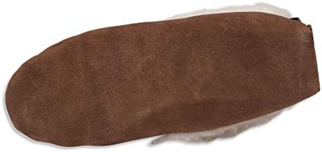 Nordvek Sheepskin Womens Slippers - Warm Wool Lined Moccasins - Soft Suede Sole # 418-100 Chestnut | Image 1