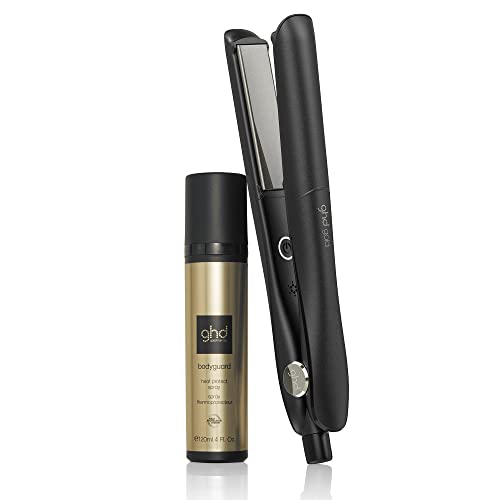 ghd power dúo - plancha de pelo ghd gold + protector térmico para cabello ghd bodyguard
