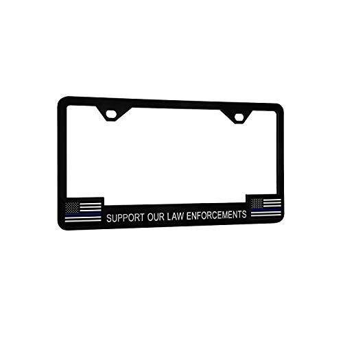 Pilot Wl818 First Responder License Plate Frame, Police Blue #TOP1