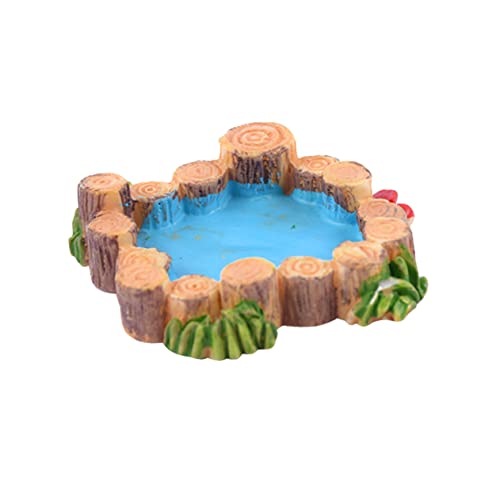 Lurrose 4stücke Miniatur Mikrolandschaft Gartendeko Mit Holzstämmen...