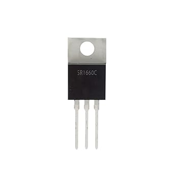 Electronic Spices SR1660C 60V,TO-220AB Schottky Barrier Rectifiers Pack of 5pcs