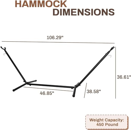 Elevon HAM-STAND Heavy Duty Adjustable Steel Hammock Stand thumb #5