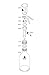 Kimble Glass Funnel, 47 mm, 500 ml Capacity - 953771-0000 - Each