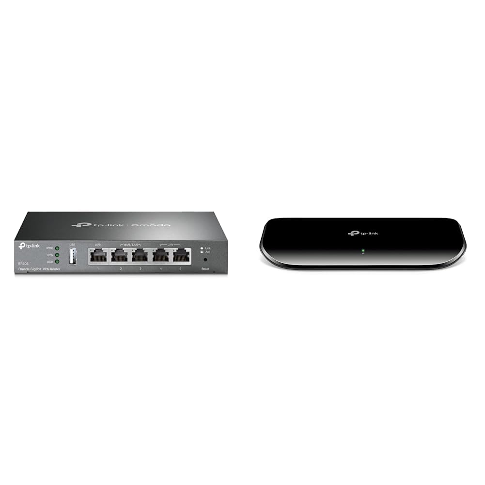 TP-Link ER605 (TL-R605) | Multi-WAN Wired Single_Band 1000 Mbps