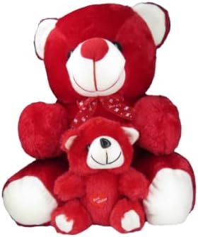 Sparkzy Soft Toys Animal for Kids Soft Plush Cuddling Mother and Baby Teddy Bear Birth Day Gift for Girls, Wife, Girl Friend.