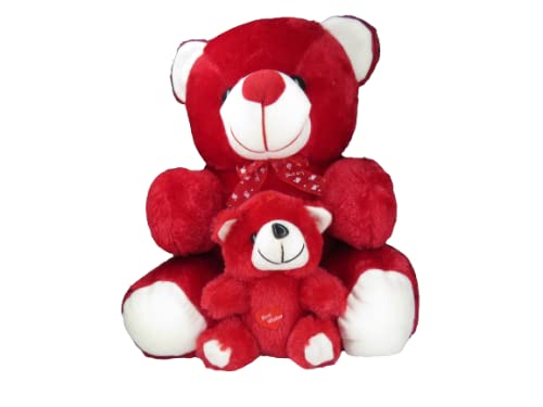 Sparkzy Soft Toys Animal for Kids Soft Plush Cuddling Mother and Baby Teddy Bear Birth Day Gift for Girls, Wife, Girl Friend.