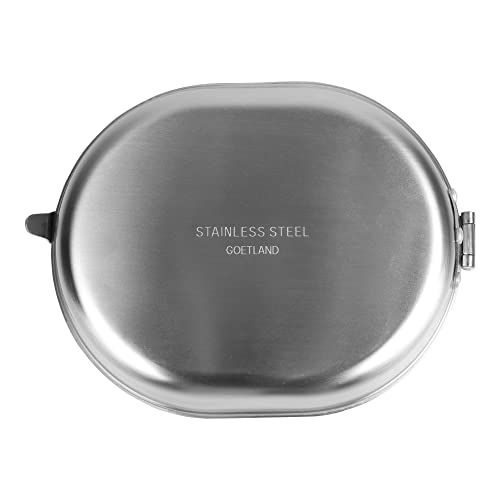 Goetland, Set di Piatti in Acciaio Inox 304, Stile...