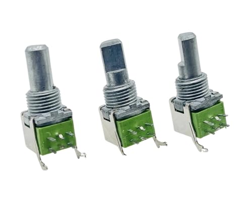 Potentiomètre double liaison B100K 100K Ohm avec axe de 15mm pour un contrôle audio fluide