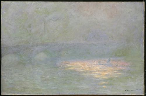 Tableaux Graffiti Art Mural Monet Waterloo pour Rénover un Mur Vide sans Peinture