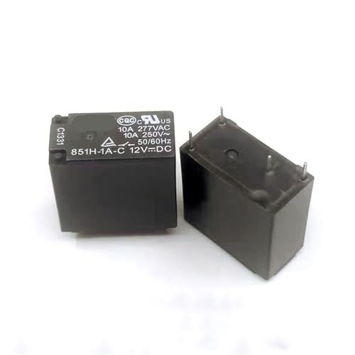 Relé 851H-1A-C DC12V 10A 4PIN componente electrónico para placas de circuito impreso PCB paquete de 10