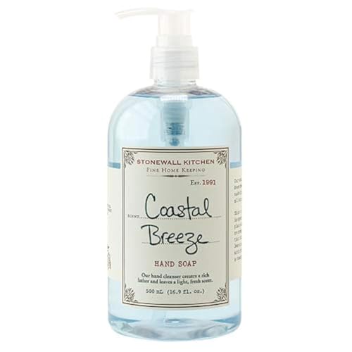 Stonewall Kitchen Coastal Breeze Hand Soap, 16.9 ounces (Pack of 2)
