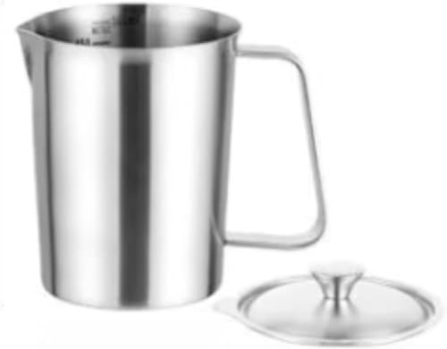 CokBlu304�X�e�����X�v�ʃJ�b�v 500ml 1000ml 1500ml 2000ml �ڐ���t�� �v�ʃX�v�[���t�� ���W���[�J�b�v �~���N�s�b�`���[ �R�[�q�[ �~���N�e�B�[ �x�[�L���O �L�b�`�� �����p �v�ʗe�� (1000ml,�W�t��)