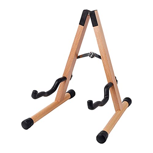 GANFANREN Support de guitare pliable Support de guitare Stand Standard de guitare antidérapante universelle en bois - Les Beatles, Paul McCartney, John Lennon, RIngo Starr, George Harrison GANFANREN Support de guitare pliable Support de guitare Stand Standard de guitare antidérapante universelle en bois