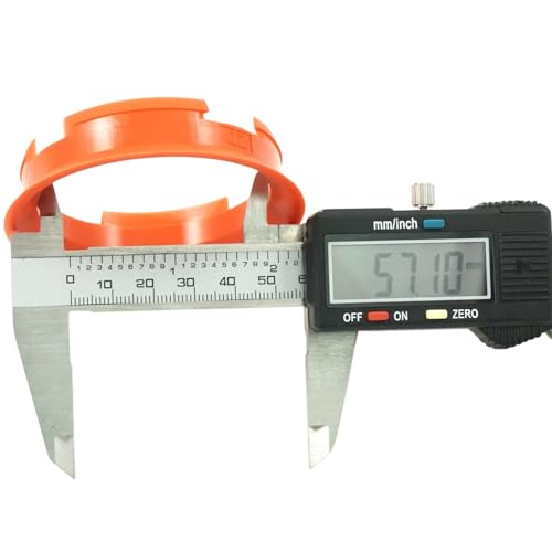 4x Zentrierringe 63,4 auf 57,1/63 4-57 1 | Rot | kompatibel mit Keskin MAM