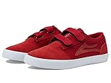 Lakai Griffin Kids' Skate Shoes, Red/Reflective Suede, 4
