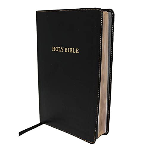 Image of KJV Holy Bible: Large Print Thinline, Black Leathersoft, Red Letter, Comfort Print: King James Version