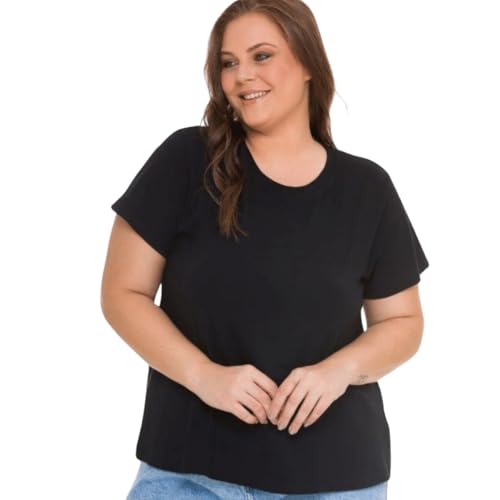 Blusa Baby Look Feminina Plus Size em Viscolycra – Conforto e Estilo para Todas as Ocasiões | Modela