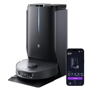 3i P10 Ultra Robot Vacuum and Mop Combo, Extendable Pad for Edge & Corner Mopping, 18000 Pa Suction Deep Cleaning, Auto Hot Water Washing & Drying, Self-Emptying, Self-Refilling, AI Obstacle Avoidance