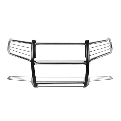 Image of Black Horse Off Road Grille brush Bumper Guard Modular Stainless Steel Compatible with 2016-2023 Toyota Tacoma-17A096402MSS