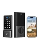 eufy Security Smart Lock E30, Fingerprint Keyless Entry Door Lock with Apple Home Ecosystem, Built-in Wi-Fi Deadbolt, Smart Door Lock for Front Door or Back, Supports Apple Home, Alexa, Google