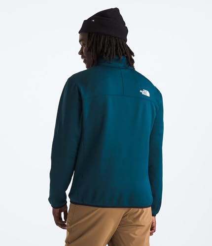 Image of THE NORTH FACE Men's Crest Full Zip Jacket | Water Repellent Fleece Coat, Double Layer Stand Collar & Zip Hand Pockets