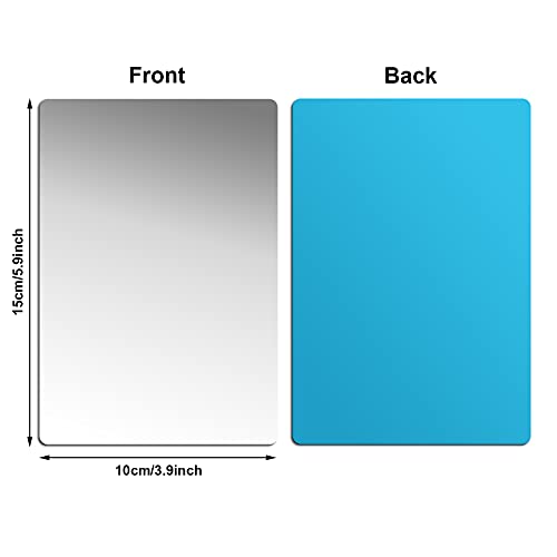 Marsui 16 Pieces Shatter Proof Plastic Mirror Craft 4 x 6 Inch Small Mirror Tiles Bulk with Soft Round Corners Double Sided Protective Film Reflector Sheets Art Craft Supply for Bathroom Home Decor