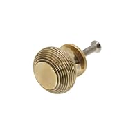 ✅Includes: 1 x cupboard knob with fixing screw. ✅Description: Improve your home decor with our exquisite beehive cupboard knob. Crafted with high quality solid brass material featuring a popular queen Anne reeded design on knob body, adding a touc...