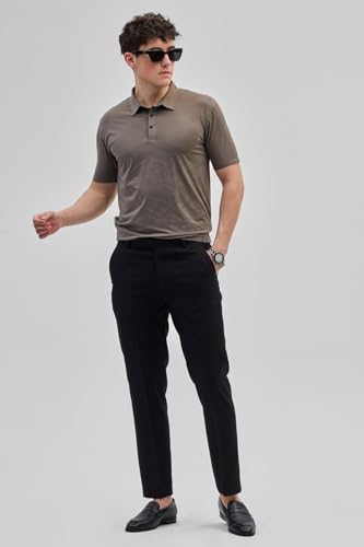 Image of SNITCH Light Brown Stitchless Polo T-Shirts