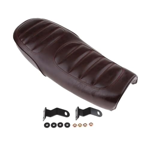Asiento pasajero trasero tipo sillín plano de 630 mm para rutas de mototurismo 4
