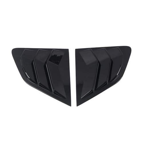 Aileron arrière pour Qashqai J11, garniture latérale de lunette finition Glossy Black