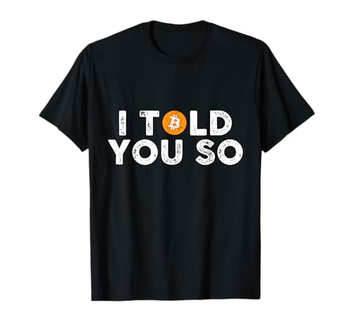 T-shirt Bitcoin con criptovaluta perfetta per investitori, minatori, commercianti o amanti di BTC che amano la valuta bitcoin e tutte le cose criptovalute.