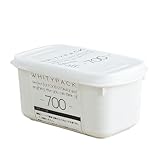 ZHOUXYFDC Kühlschrank Organizer Gefrorenes Fleisch, Verpackungsbox, Kühlschrank, Lagerung, Obst, Gemüse, Konservierung, Vorbereiten der Gerichte, Geteilte Box(700ml)