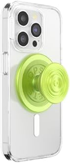 PopSockets: PopGrip for MagSafe - Stand and Grip for Mobile Phones and Cases with an Interchangeable Top - Ripple Irdscnt Absinthe