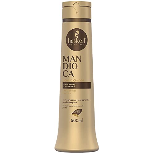 Kit Haskell Mandioca Shampoo Condicionador e Máscara 500ml