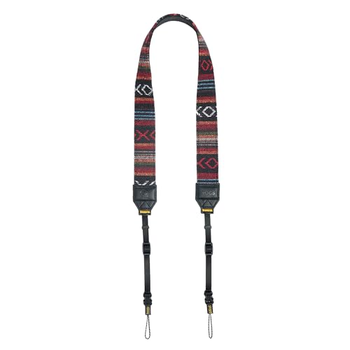 Nocs Provisions NocLoc Woven Tapestry Strap, Binocular & Camera Carry Accessory for All‑Day Comfort Hold - Thicket
