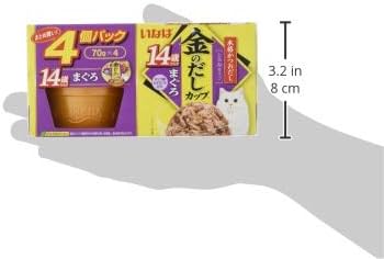 Amazon | いなば 金のだしカップ まぐろ 70g×4個 猫用 ウェットフード