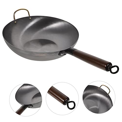 Wok de hierro con mango, antiadherente, para cocción miniatura 5