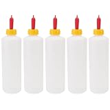 Yardwe Goat Supplies 5 Sets 400ml Lamb Feeding Bottle Kid Livestock Drink Bottle Jug Baby Goat Calf