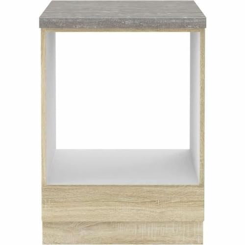 BigBuy Home Meuble pour Four Lassen Chêne 60 x 51,6 x 85 cm