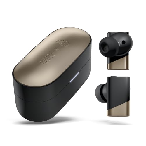 Image of Status Pro X GoldenSound Edition, Triple Speaker Driver, Hi-Res Audio with LDAC, 52dB ANC, 6 Beamforming Mics with VoiceLoom AI for Clearest Calls (GoldendSound)