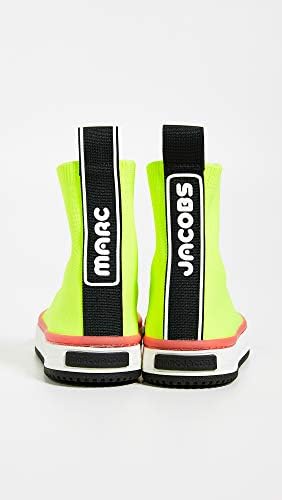 Marc Jacobs Women's Dart Sock Sneaker, Yellow, 35 M EU (5 US) | Image 3