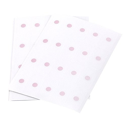 Prelaminated 1/4" Dots - 5/8" x 1 1/4" 200/Pkg (Pink)…