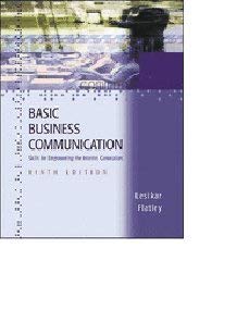 Basic business communication 025602734X Book Cover
