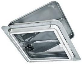 Ventline V2128-511-00 Ventadome White 14" x 14" 110V Vent with Radius Corner